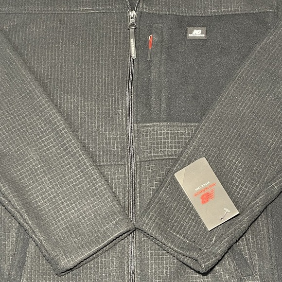 New Balance Full Zip Sweater Black Size M NWT - Picture 5 of 5